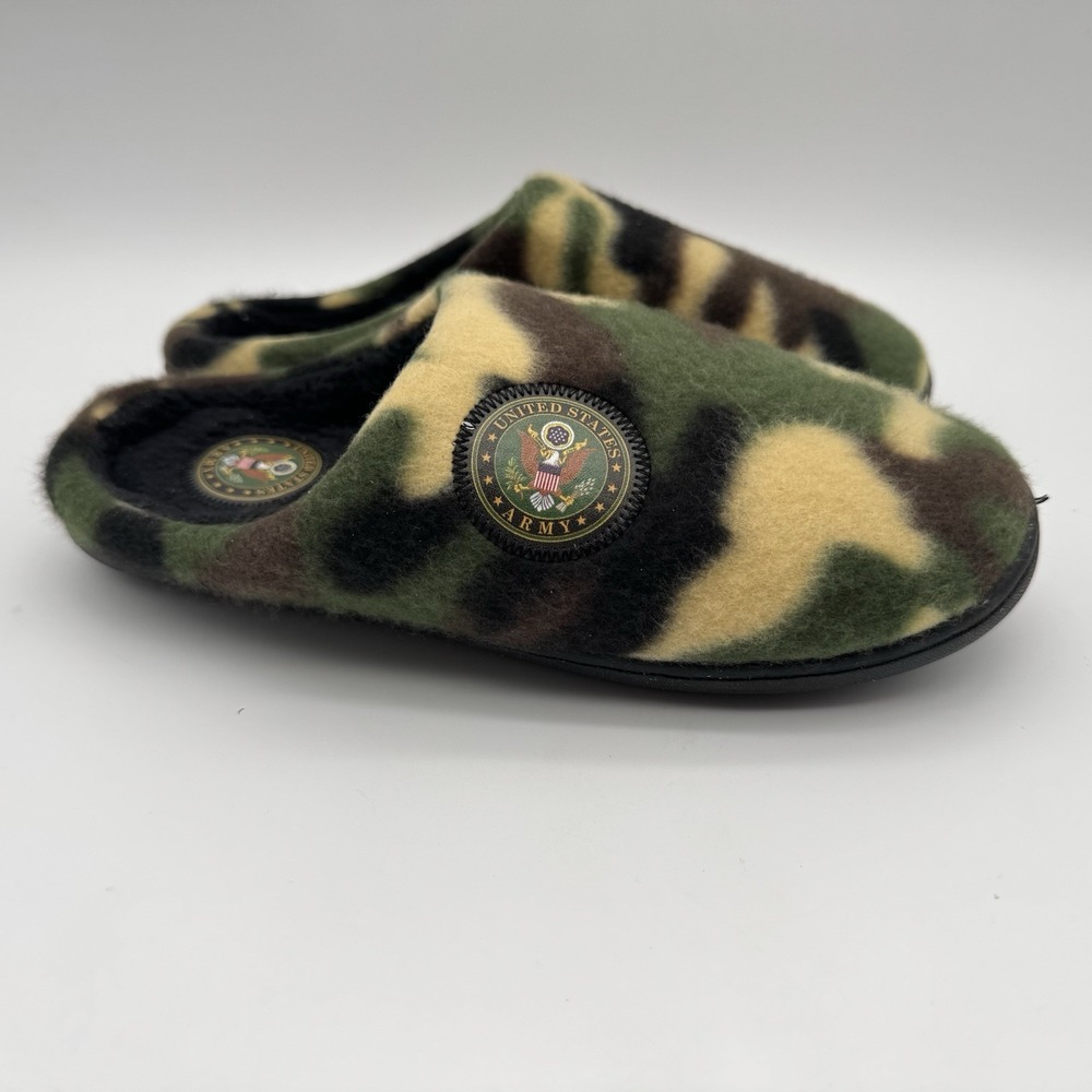 United States Army‎ Fur Lined Mens Size 8 Camo Slippers